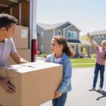 A family moves into their new home in West Valley City, Utah