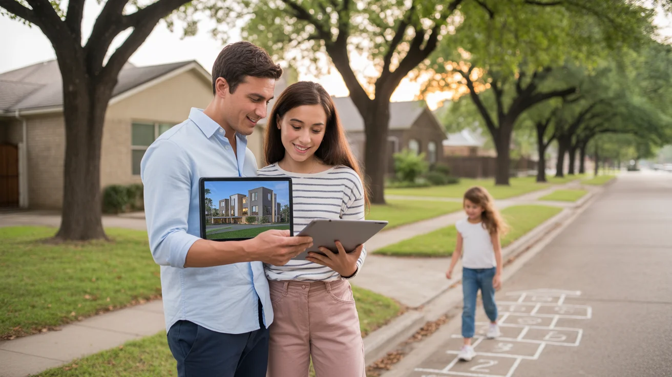 Couple considers housing options outside Plano home as daughter plays nearby