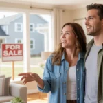 A couple tours a spacious home for sale in Monroe, NC