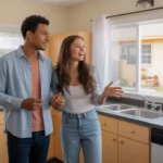 Couple considering buying a small home in Tustin, California