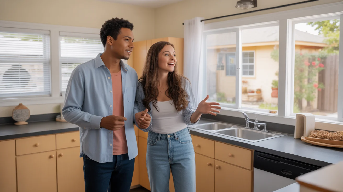 Couple considering buying a small home in Tustin, California