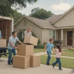 Family moving into new home in Pasadena, TX suburb