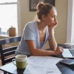 Woman considers cost of renting apartment vs buying house in New Braunfels, TX